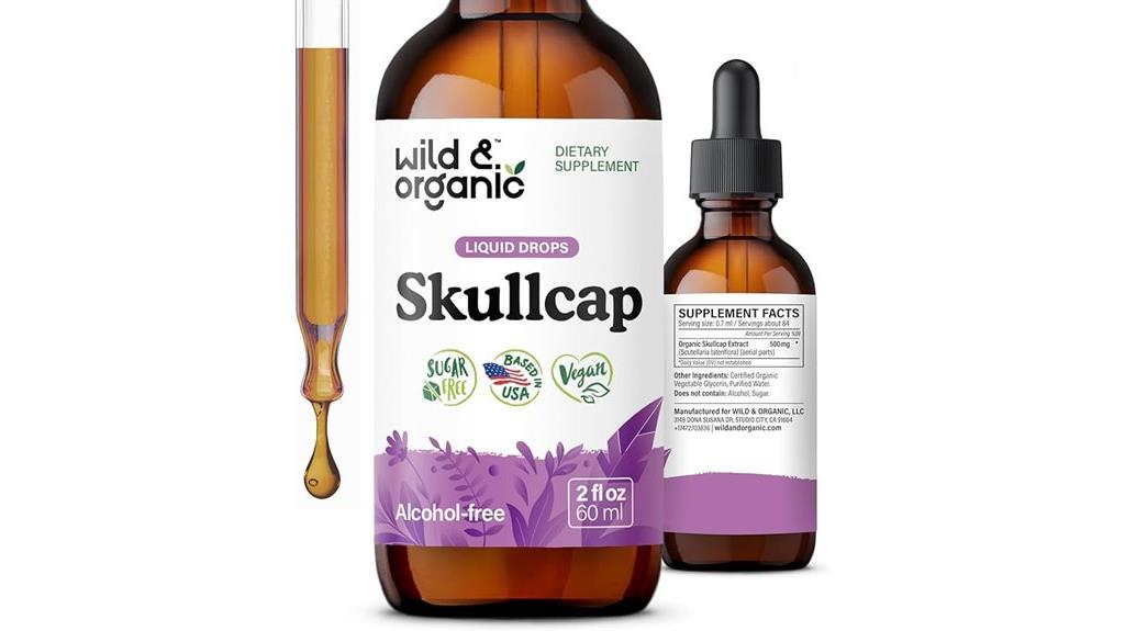 organic skullcap liquid tincture