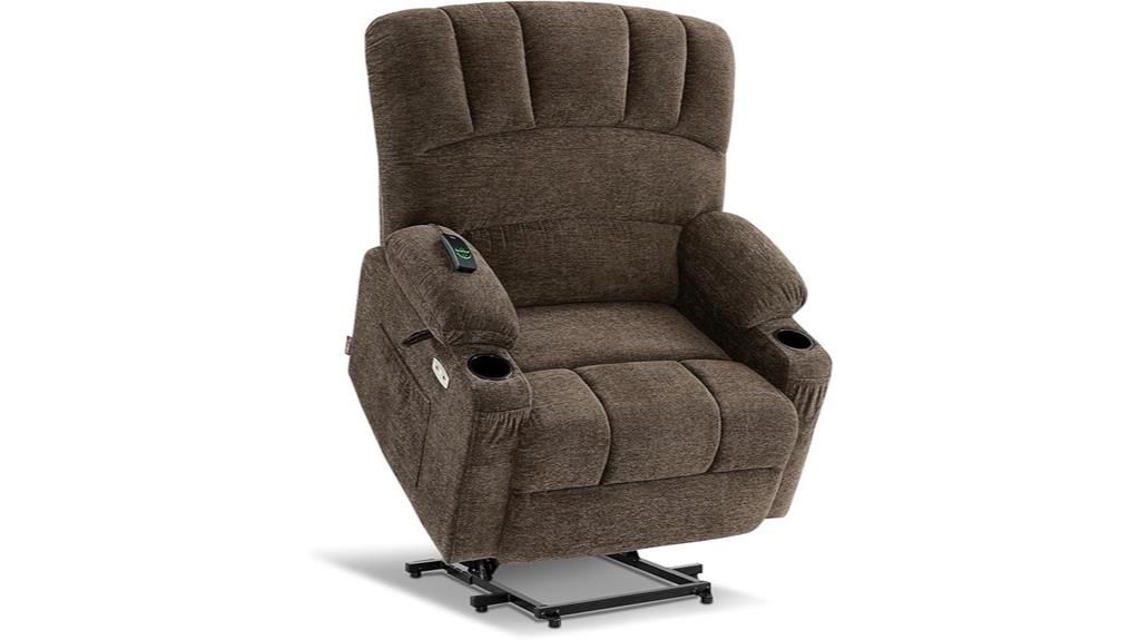 oversized recliner with massage