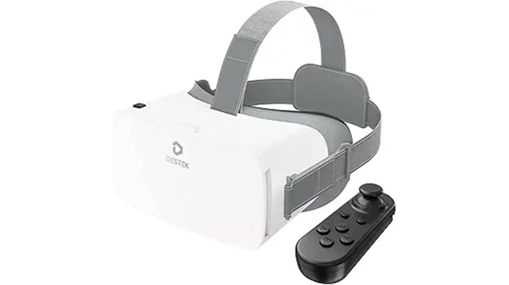 phone vr headset with controller