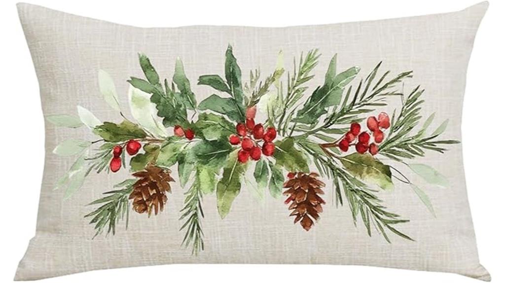 pinecone leaf decor cover