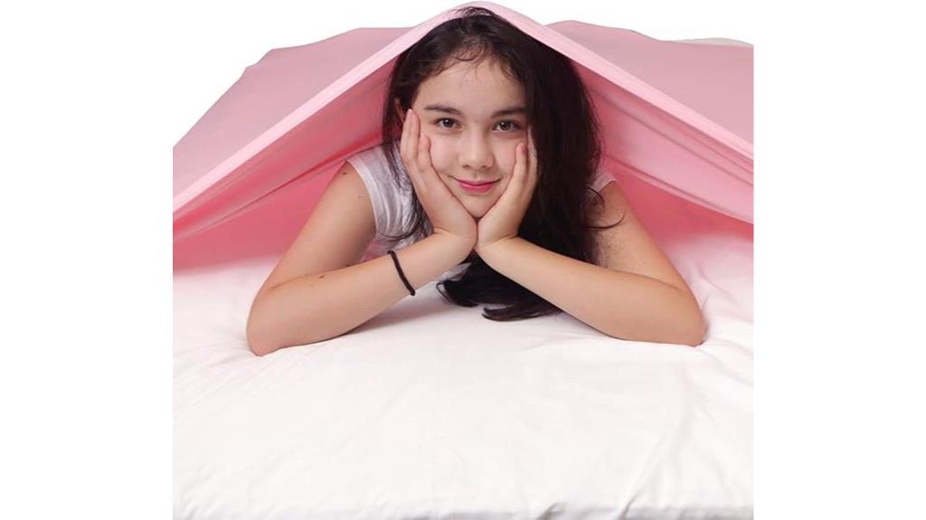 pink autism sensory blanket