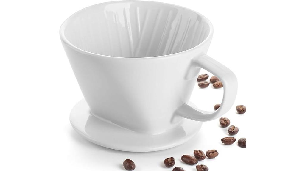 porcelain non electric coffee dripper