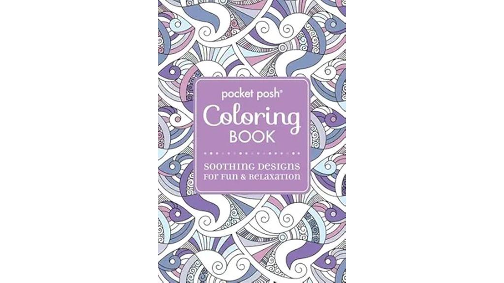 portable relaxation coloring book