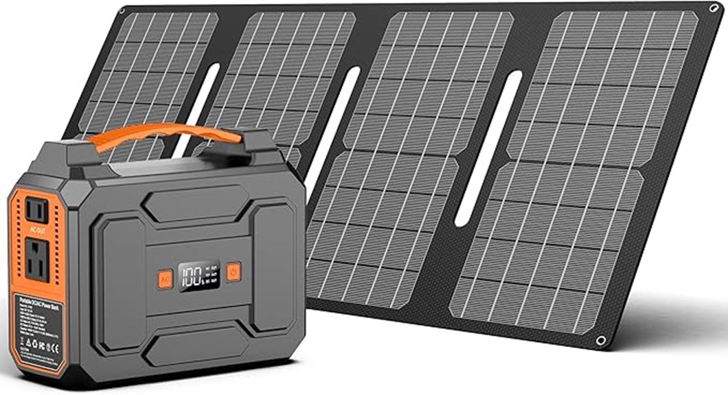portable solar generator kit