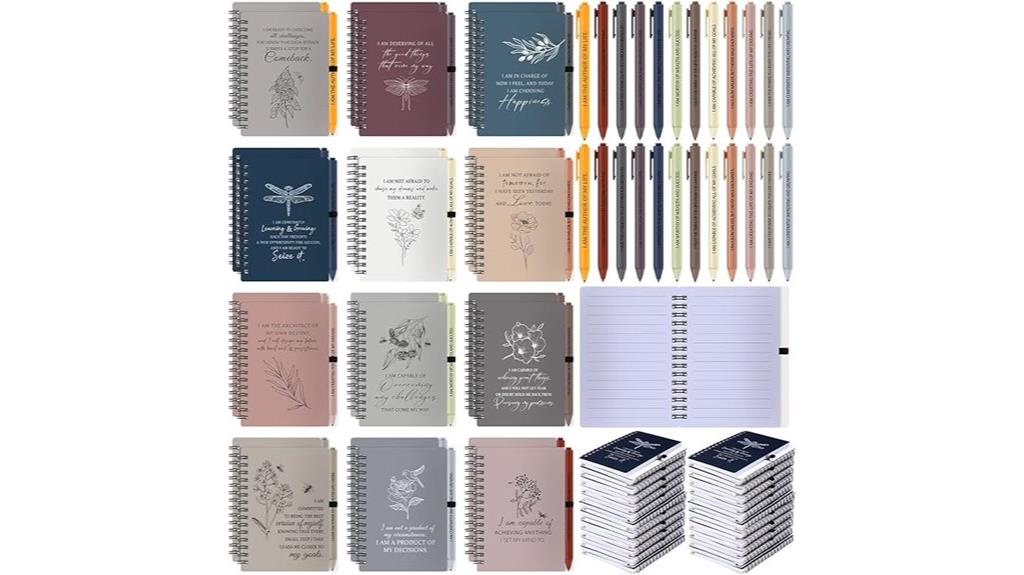 positive affirmation notebook set