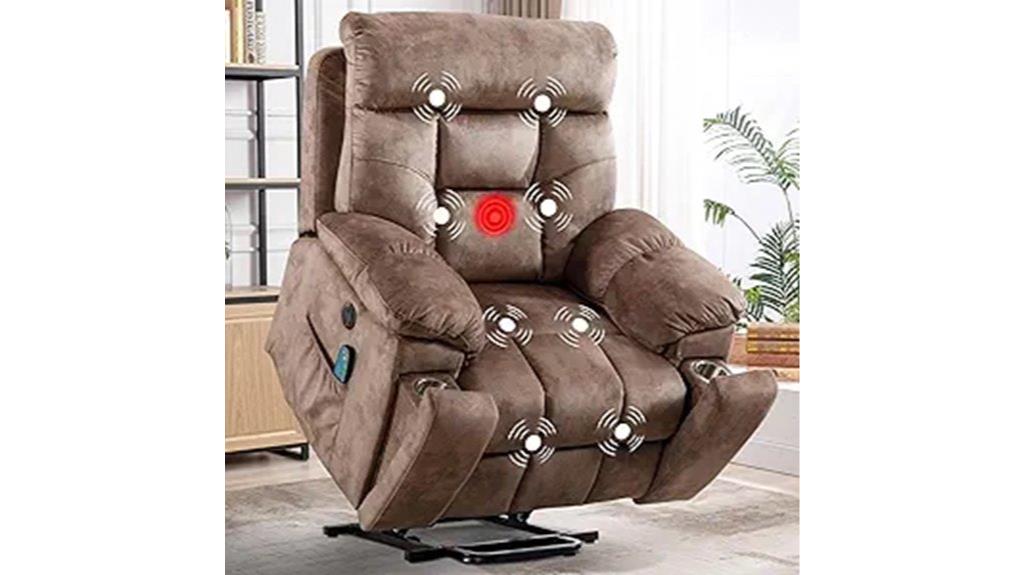 power lift recliner with massage