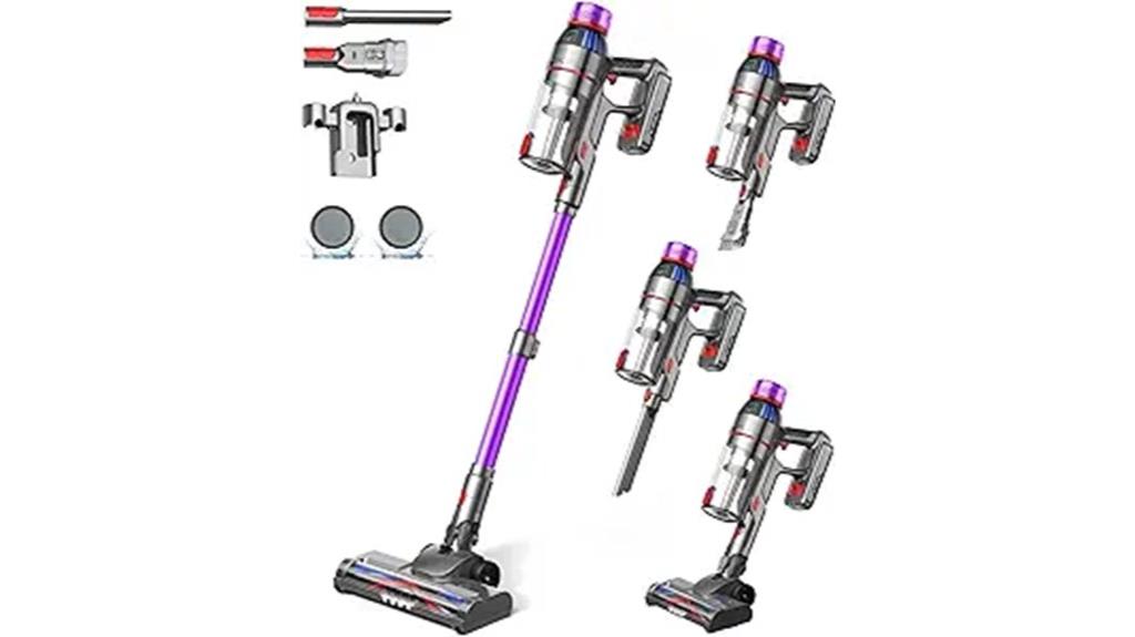 powerful cordless vacuum with hepa