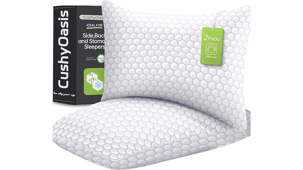 queen size grey pillow