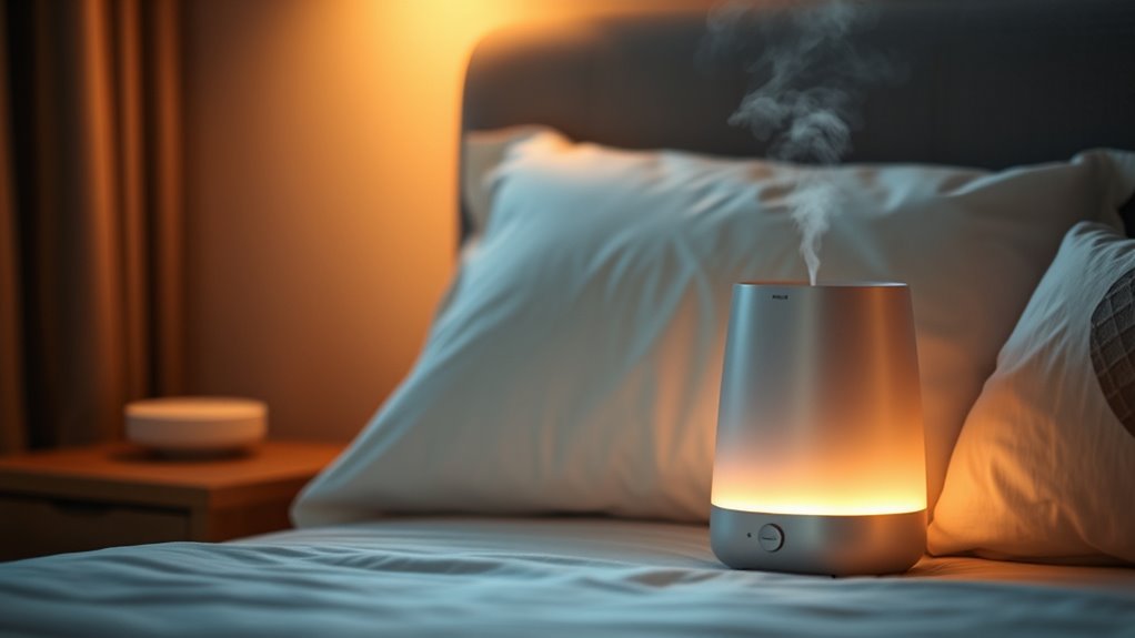 quiet efficient bedroom humidifier