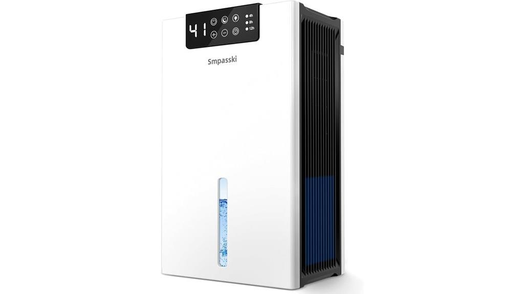 quiet home dehumidifier features