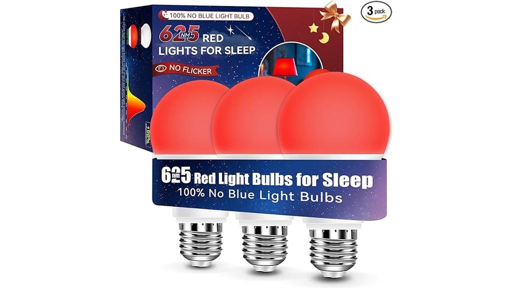 red light sleep bulbs