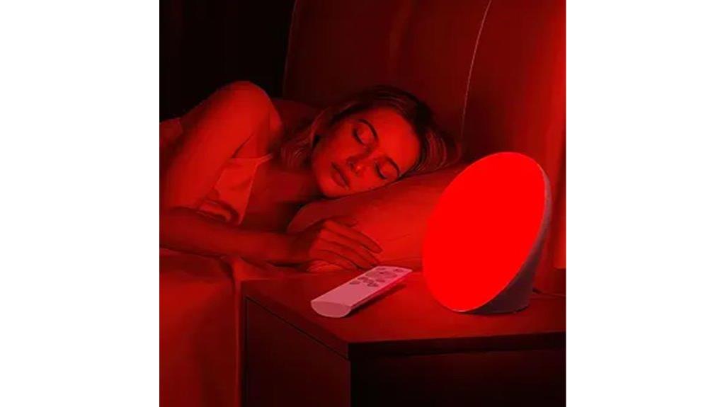 red light sleep lamp