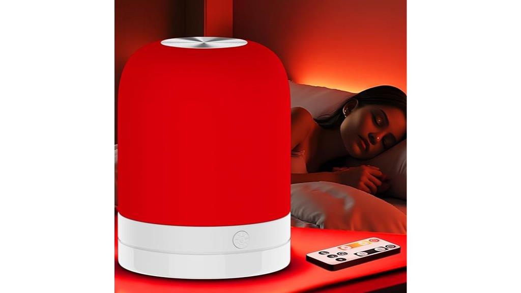 red light sleep nightlight