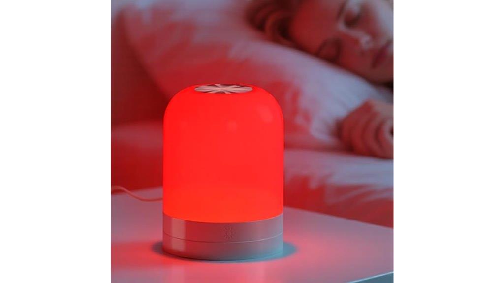 red light therapy lamp
