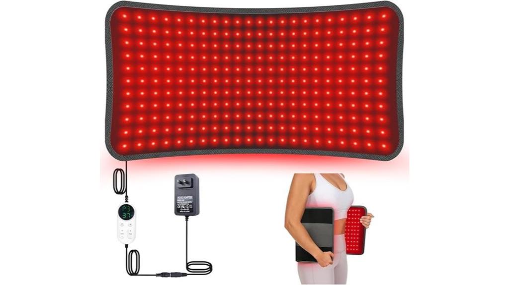 red light therapy pad