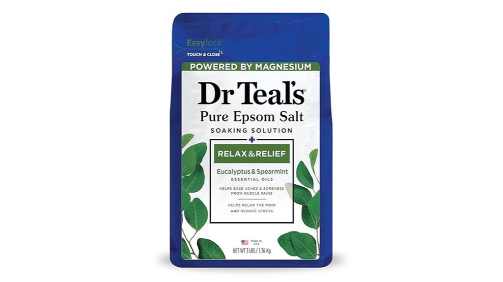 relaxing epsom salt soak