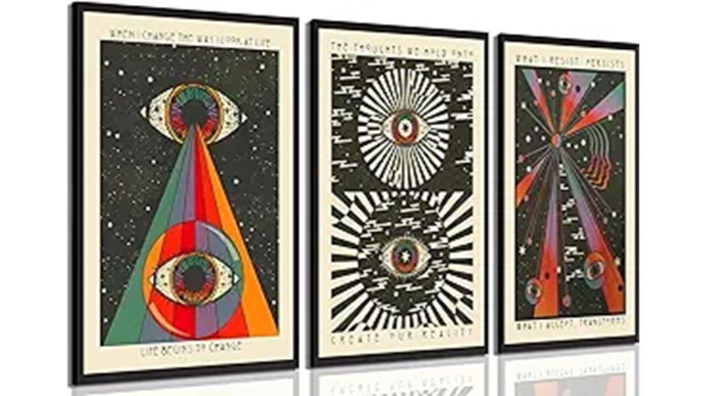 retro hippie wall art