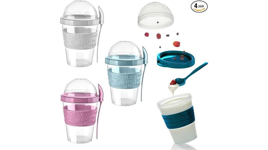 reusable parfait cups