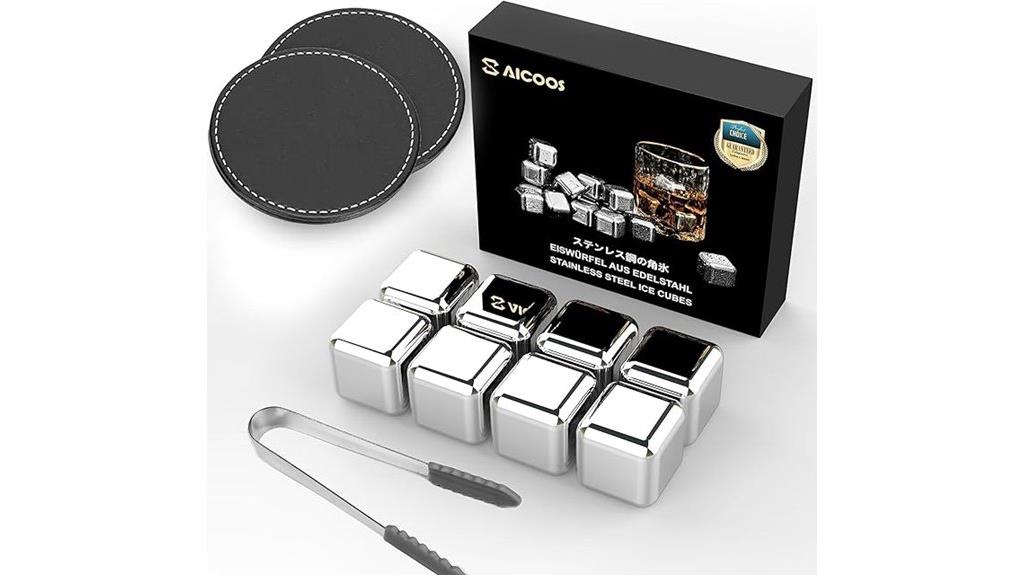 reusable stainless steel ice