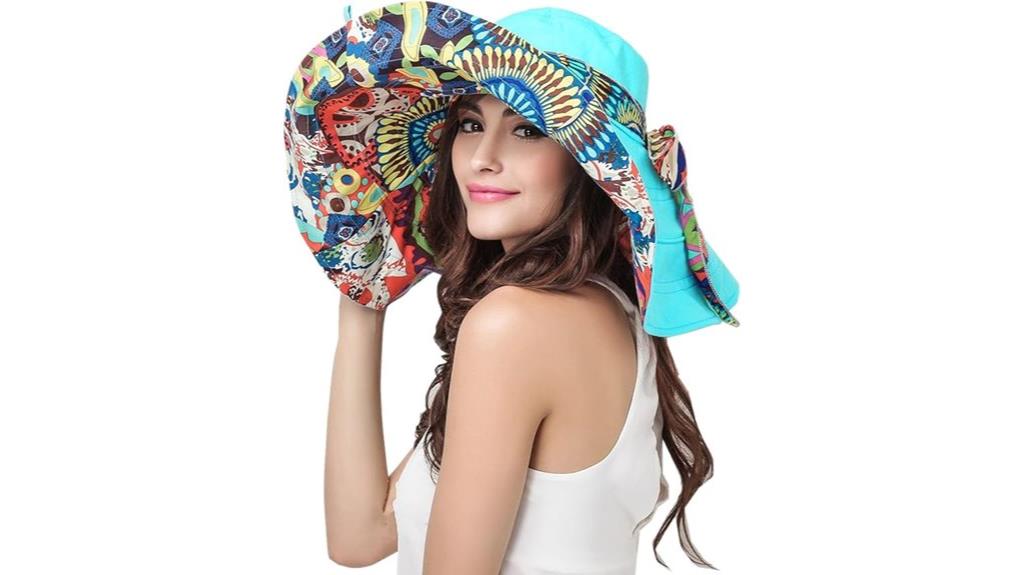 reversible wide brim hat