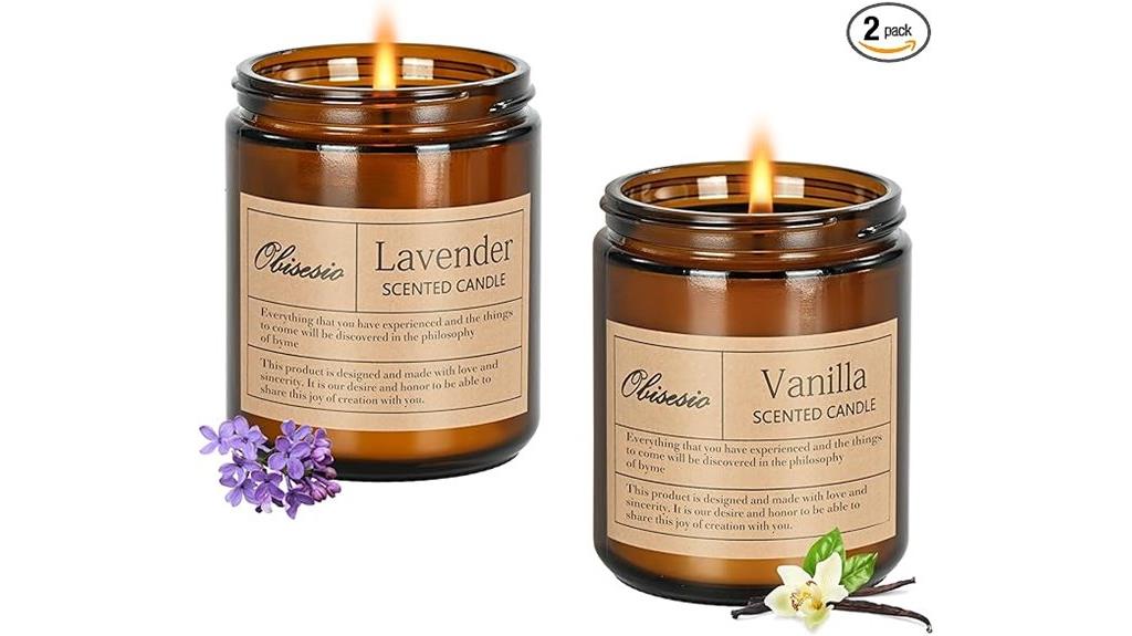 scented candle gift set