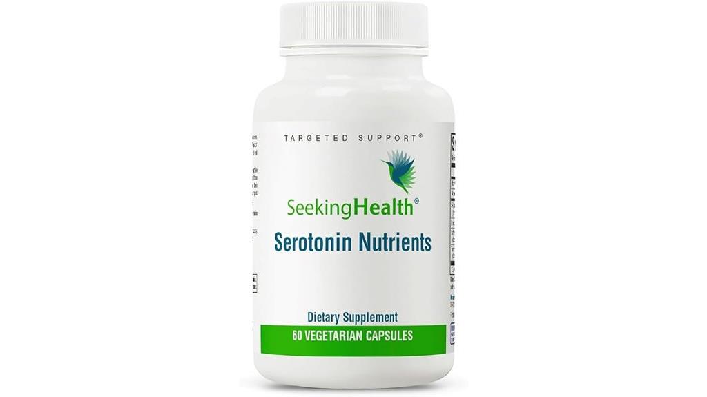 serotonin nutrients supplement capsules