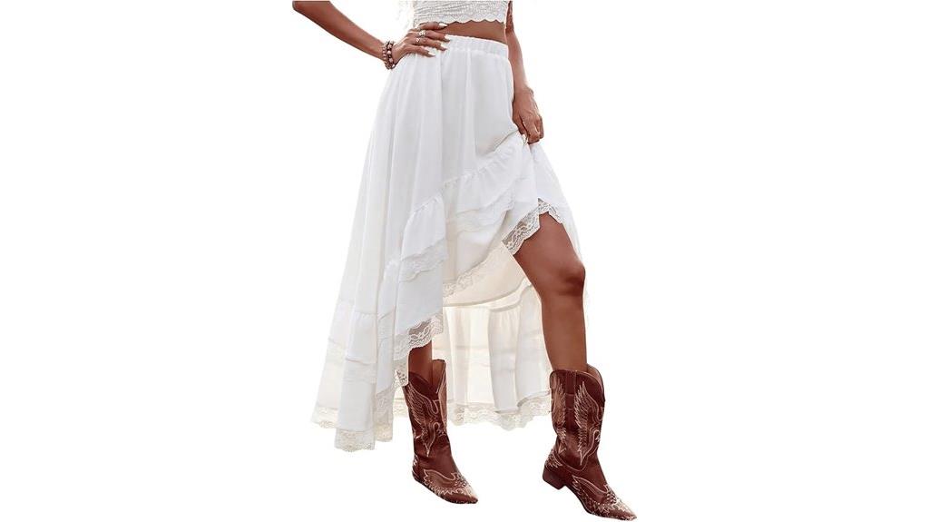 shenhe boho maxi skirt