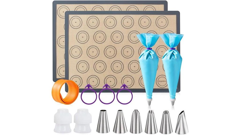silicone baking mats kit