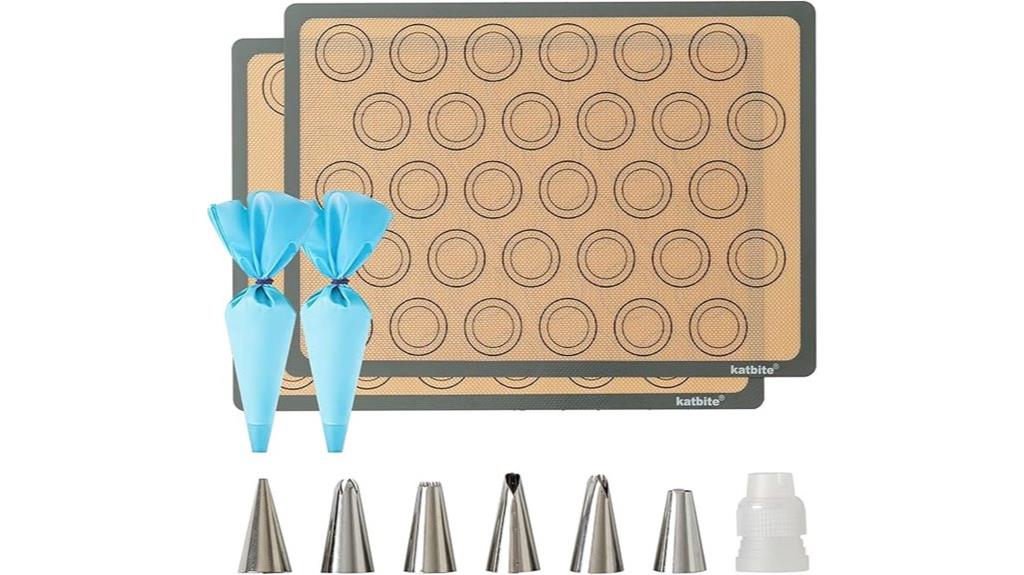 silicone macaron baking mats