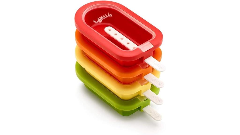 silicone popsicle molds set