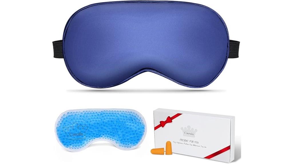 silk gel sleep mask