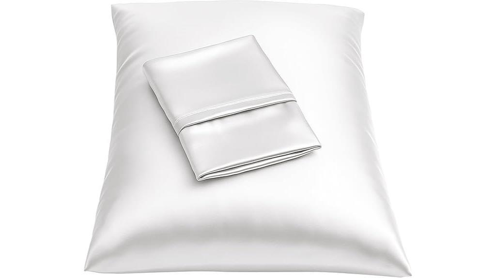 silky pillowcase with zipper