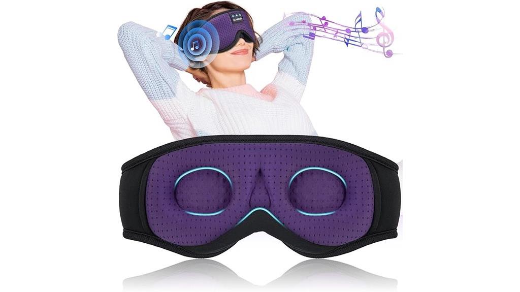 sleep mask with bluetooth