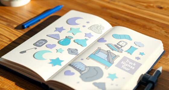 sleep tracking sticker sets