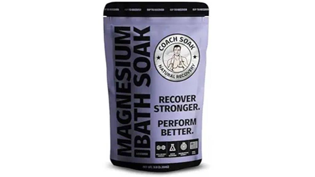 soak with magnesium flakes