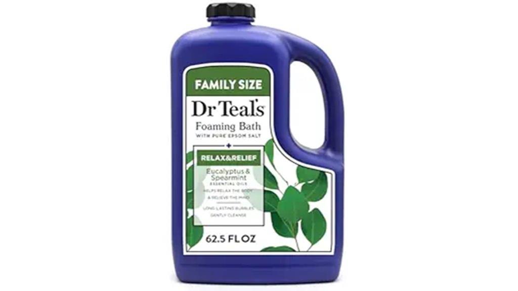 soothing epsom salt bath