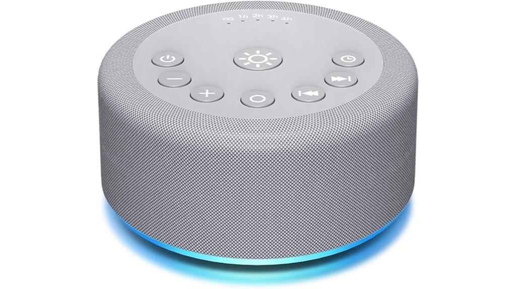 soothing sounds and lights