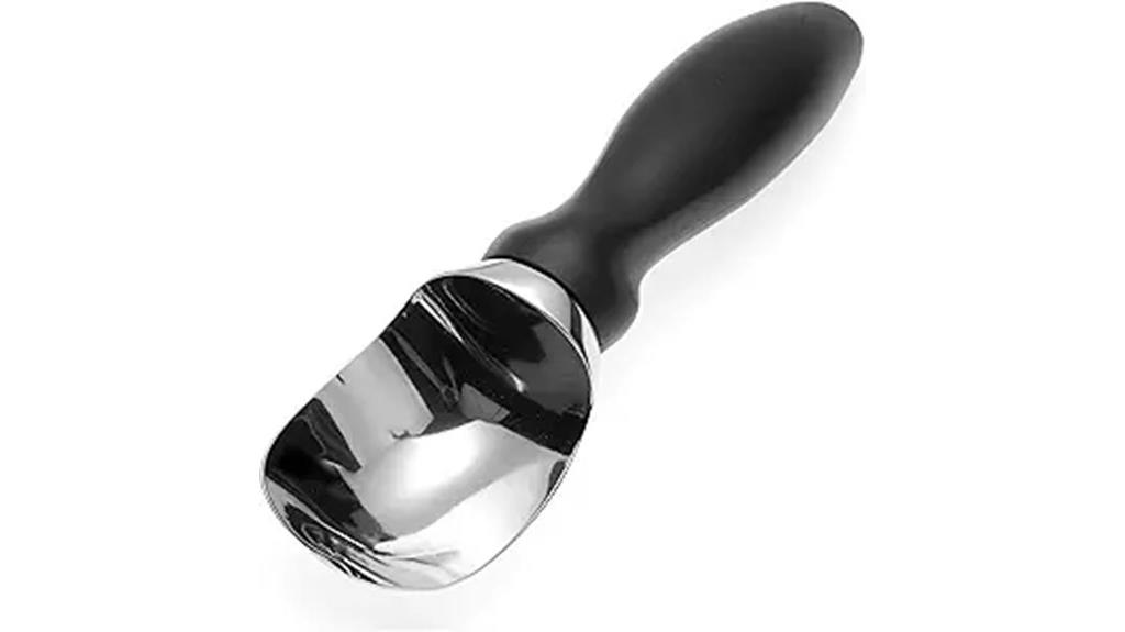 stainless soft grip scoop