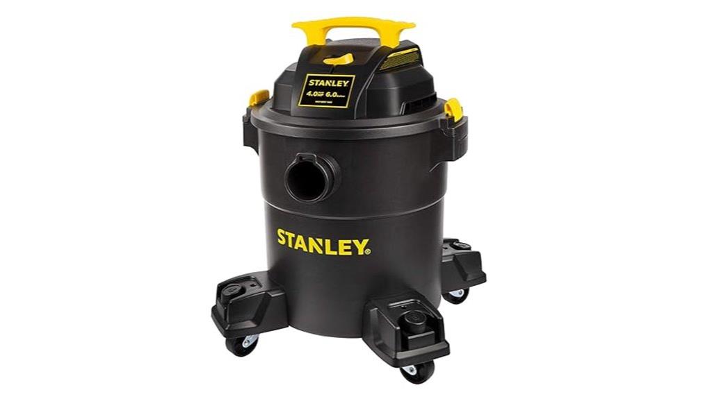 stanley 6 gallon wet vacuum