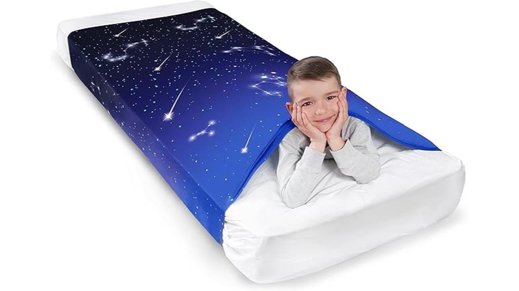 starry sensory sleep blanket