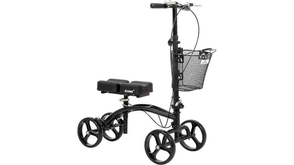 steerable knee walker scooter