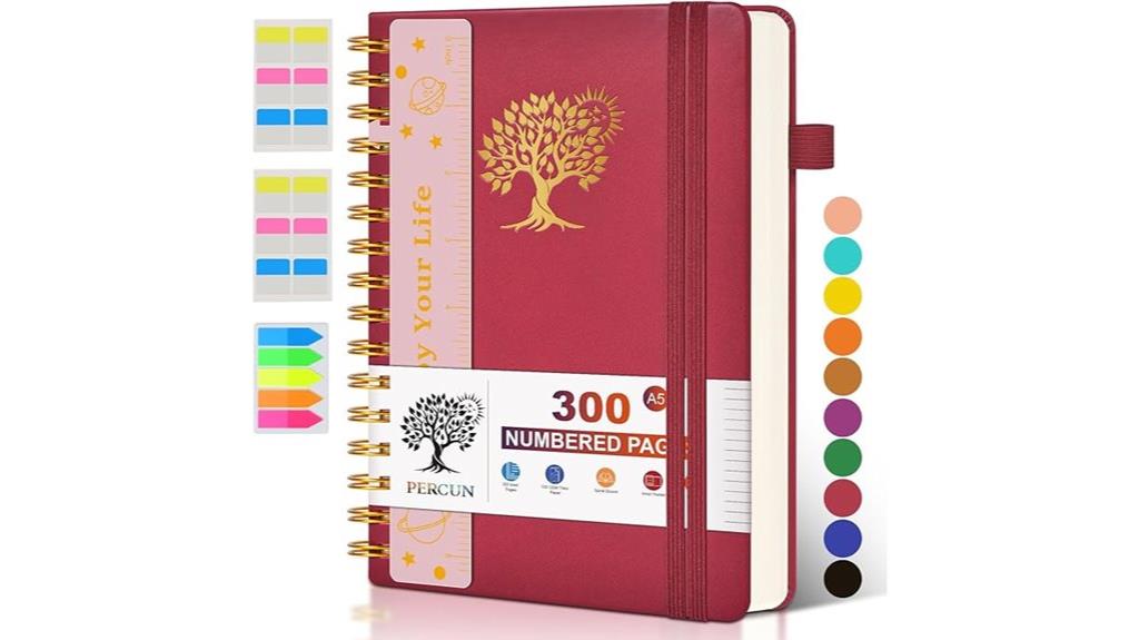 stylish dual gender spiral journal