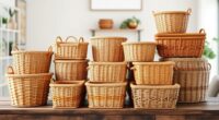 stylish wicker storage solutions