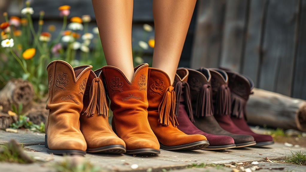 top boho ankle boots