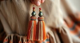 top boho tassel earrings