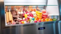 top counter freezers for ice cream