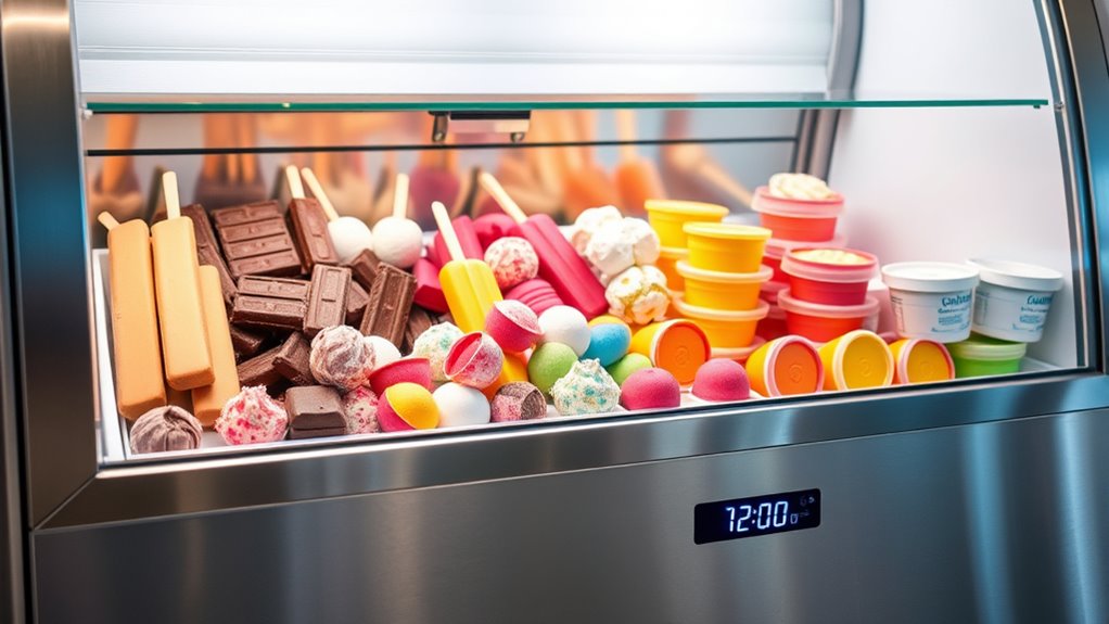 top counter freezers for ice cream