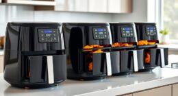 top double door air fryers
