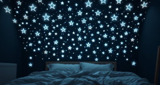 top glow in dark star stickers