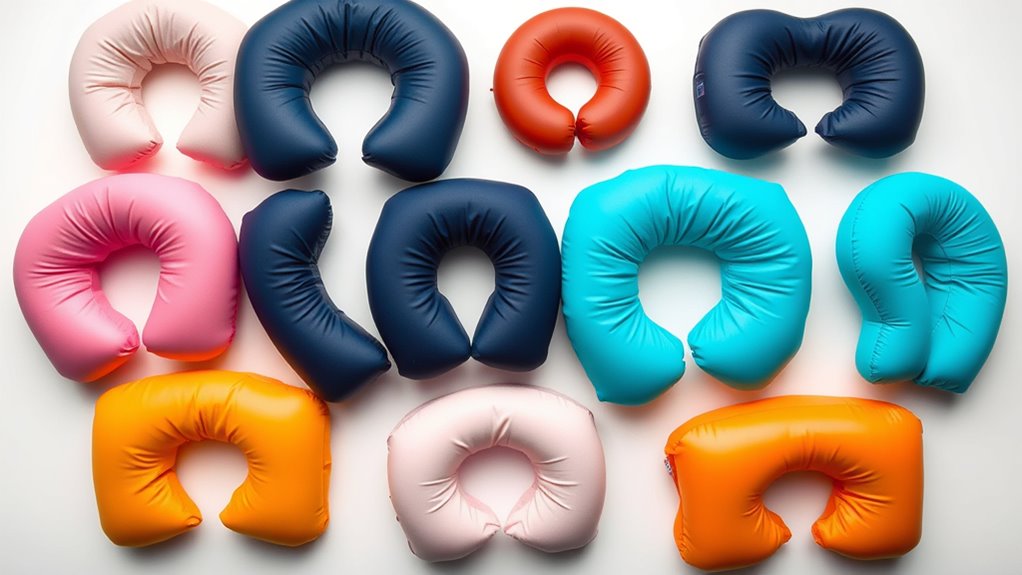 top inflatable travel pillow sets